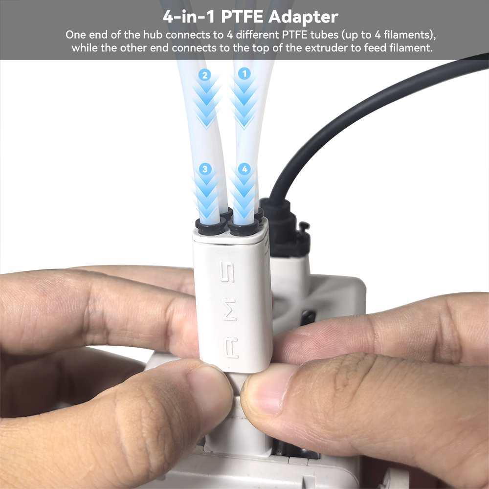 3D Printing Industry - 업그레이드된 4-in-1 PTFE 어댑터, Bambu Lab