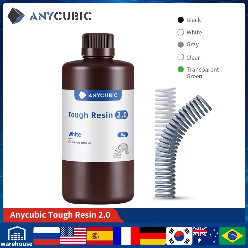 3D Printing Uv Resin - ANYCUBIC 유연한 터프 수지 2.0 405nm