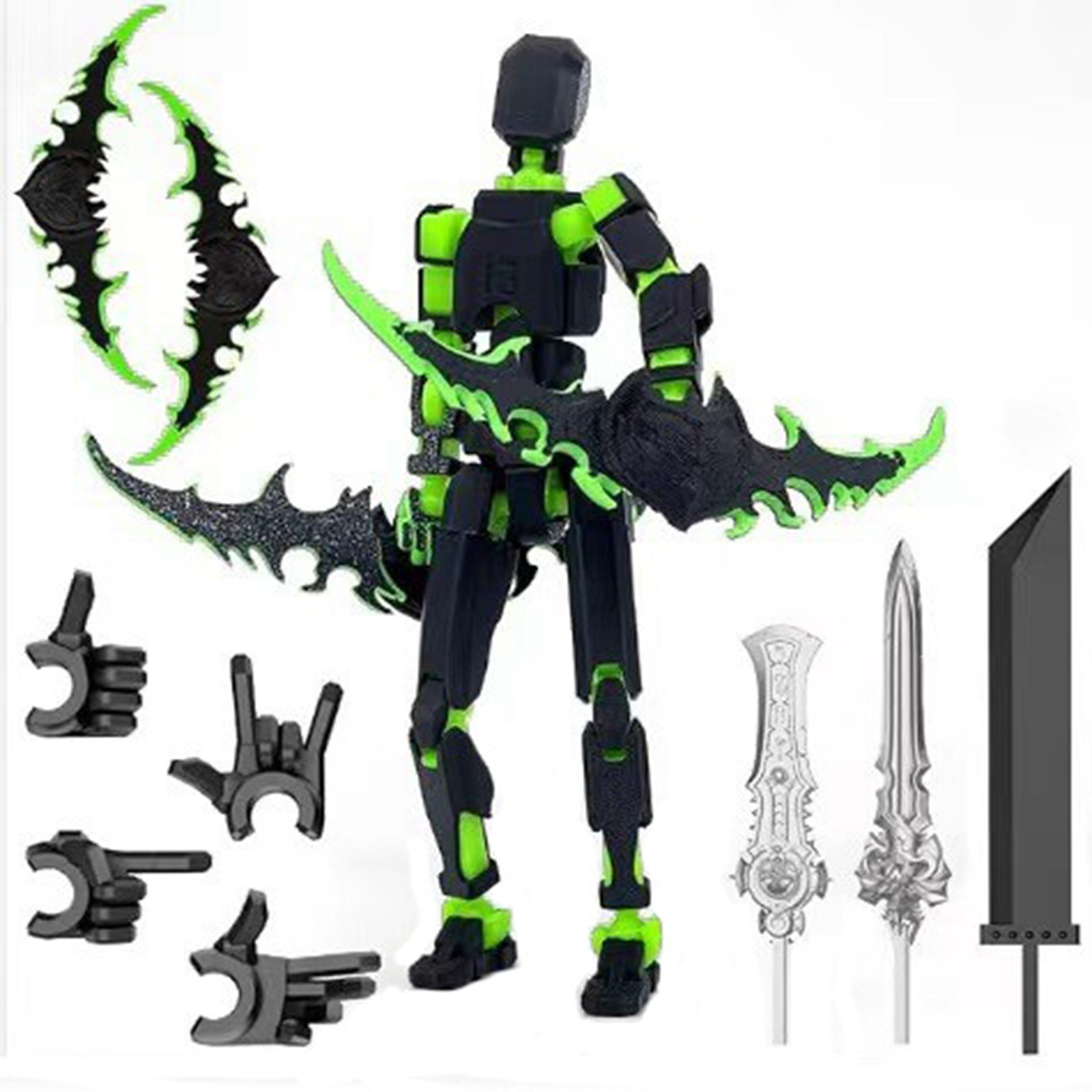 3D Printing Robot - 타이탄 13 날개 그림 장난감 럭키