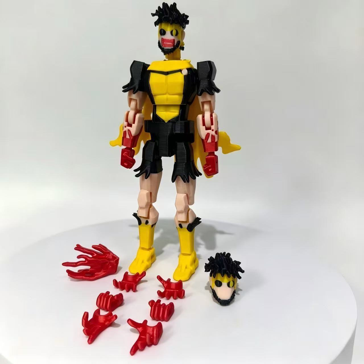 3D 프린팅된 다관절 가동식 인형 장난감 무적의 젊은  - 3D Printing Idea 리뷰 및 가격