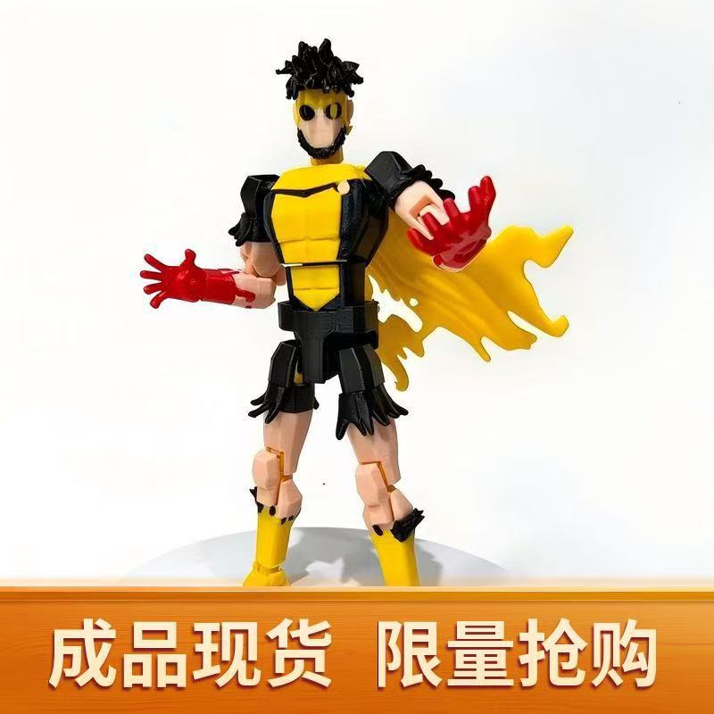 3D 프린팅된 다관절 가동식 인형 장난감 무적의 젊은  - 3D Printing Idea 리뷰 및 가격