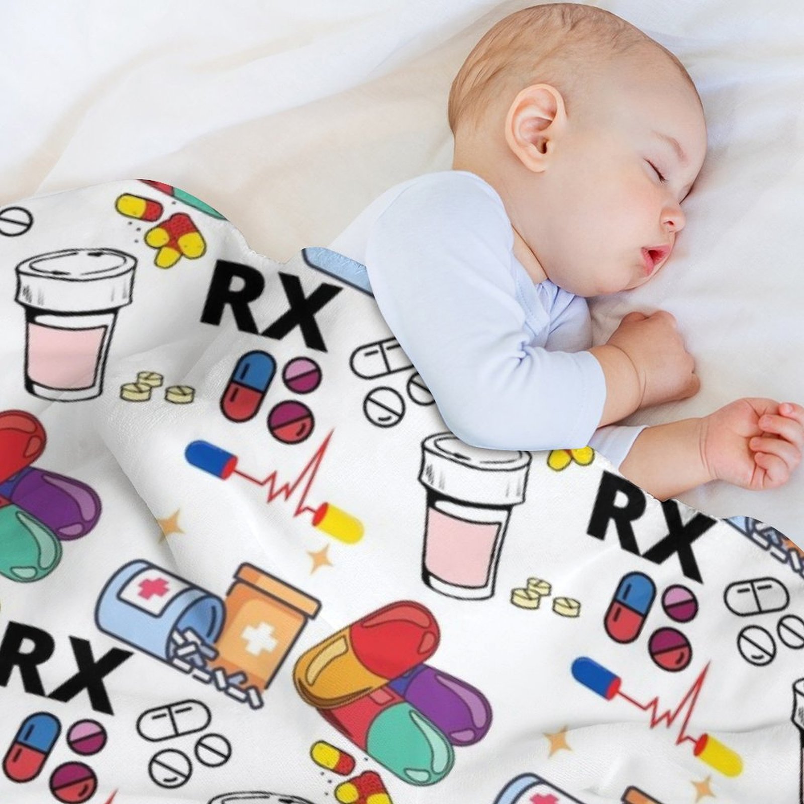 약국 패턴 알약 모양 RX 담요 소파 이동용 특대형 담 - 3D Printing In Pharmacy 리뷰 및 가격
