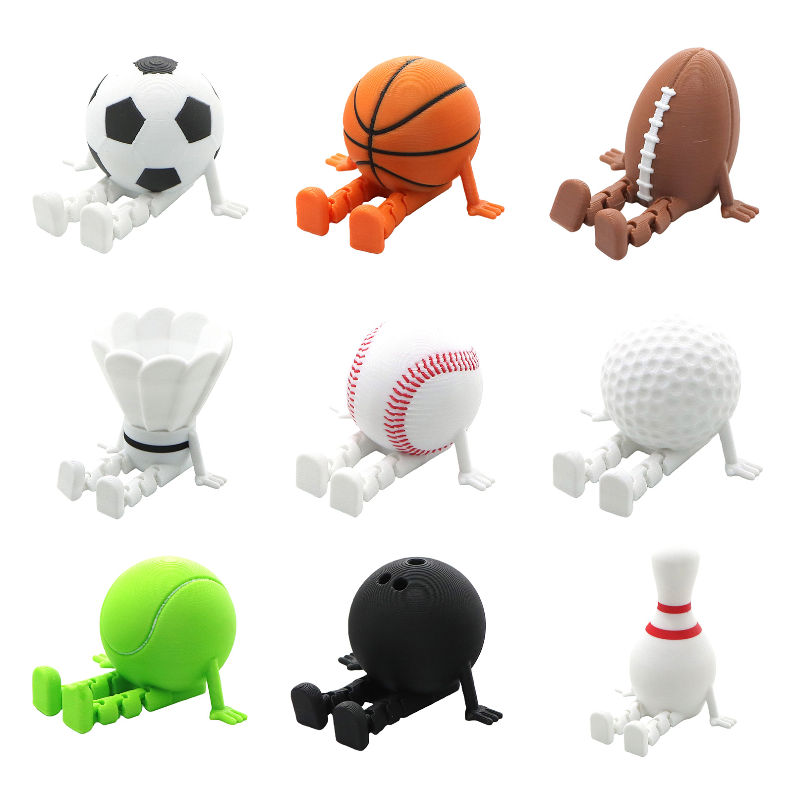 스포츠 볼 버디즈 3D 프린팅 귀여운 책상 공 장식 움 - 3D Printing Desk 리뷰 및 가격