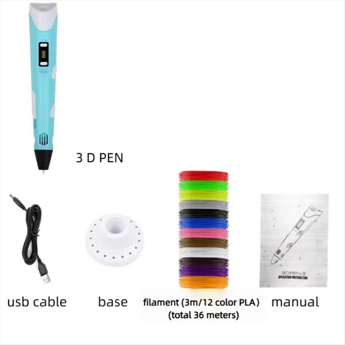 A48U 전자 3D 프린팅 펜(36M PLA 소모품 포 - 3D Printing High Temperature Materials 리뷰 및 가격