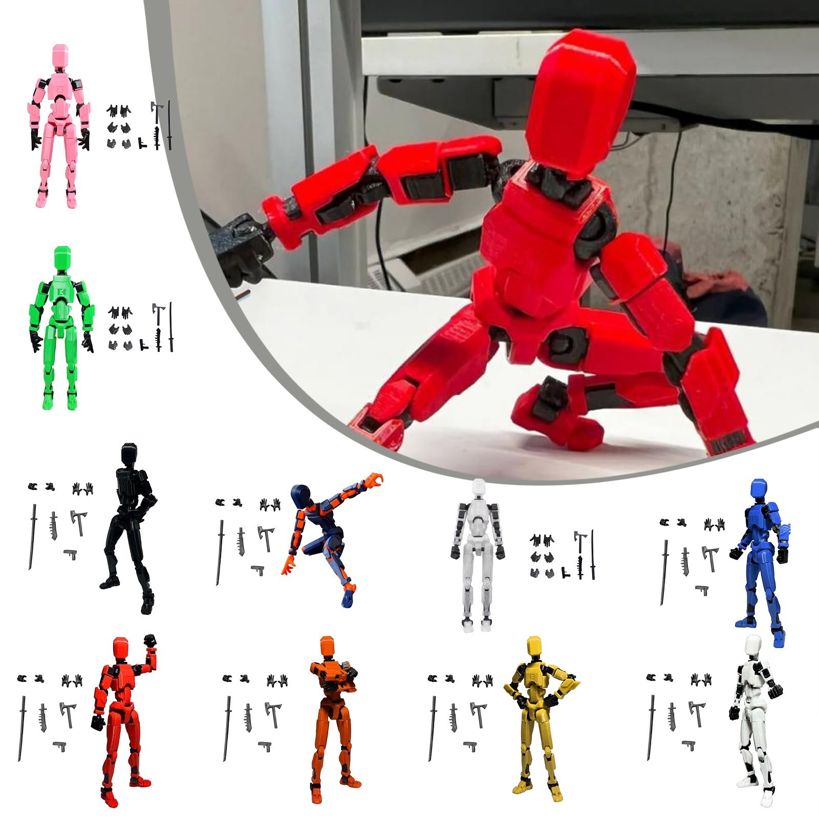 타이탄 13 날개 그림 장난감 럭키 T13 공동 움직일 - 3D Printing Robot 리뷰 및 가격