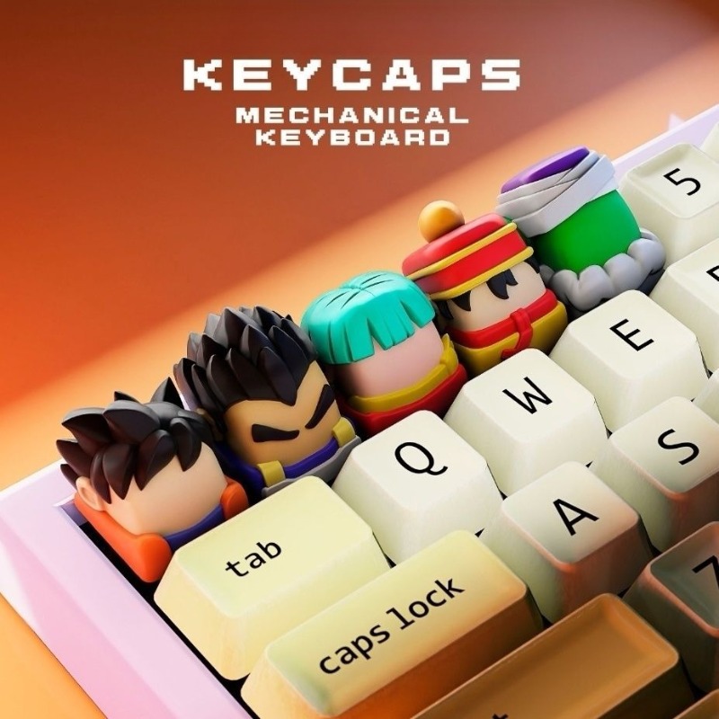 새로운 애니메이션 키캡, 고급스러운 디자인의 기계식 키 - 3D Printing Keyboard Keys 리뷰 및 가격