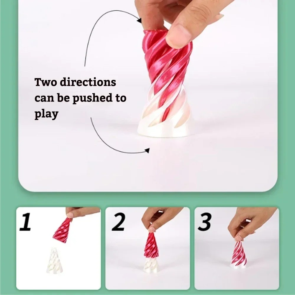 3D 프린팅된 나선형 콘 장난감, 불가능한 피라미드 관 - 3D Printing Idea 리뷰 및 가격