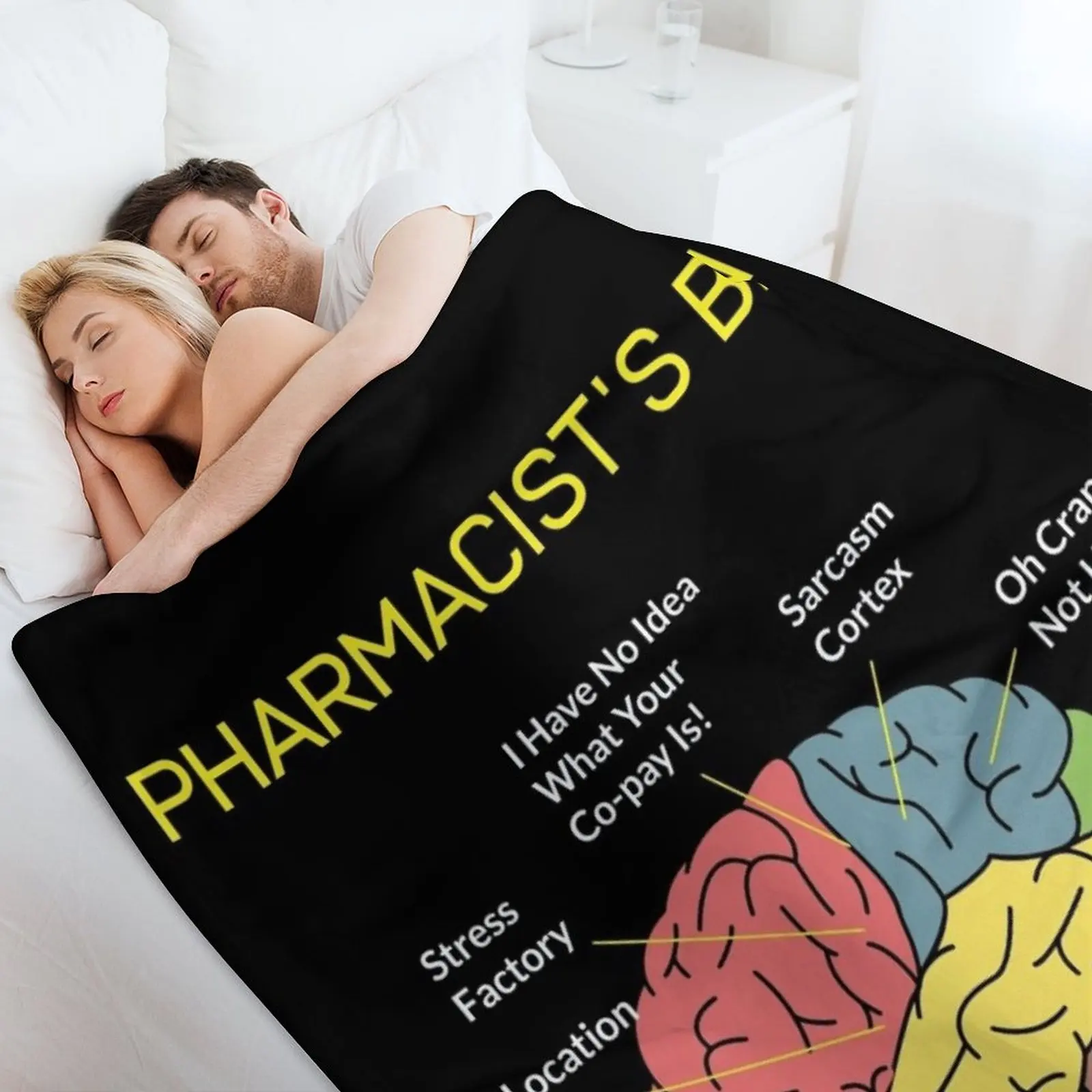 약사의 두뇌 재미있는 약사 약국 기술자 티셔츠 담요 소 - 3D Printing In Pharmacy 리뷰 및 가격