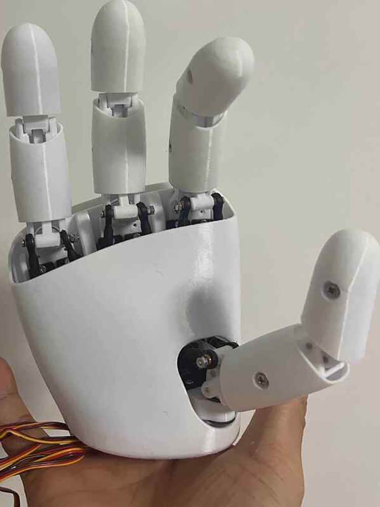 AmazingHand 8 DOF 로봇 손 3D 프린팅된 - 3D Printing Robot 리뷰 및 가격