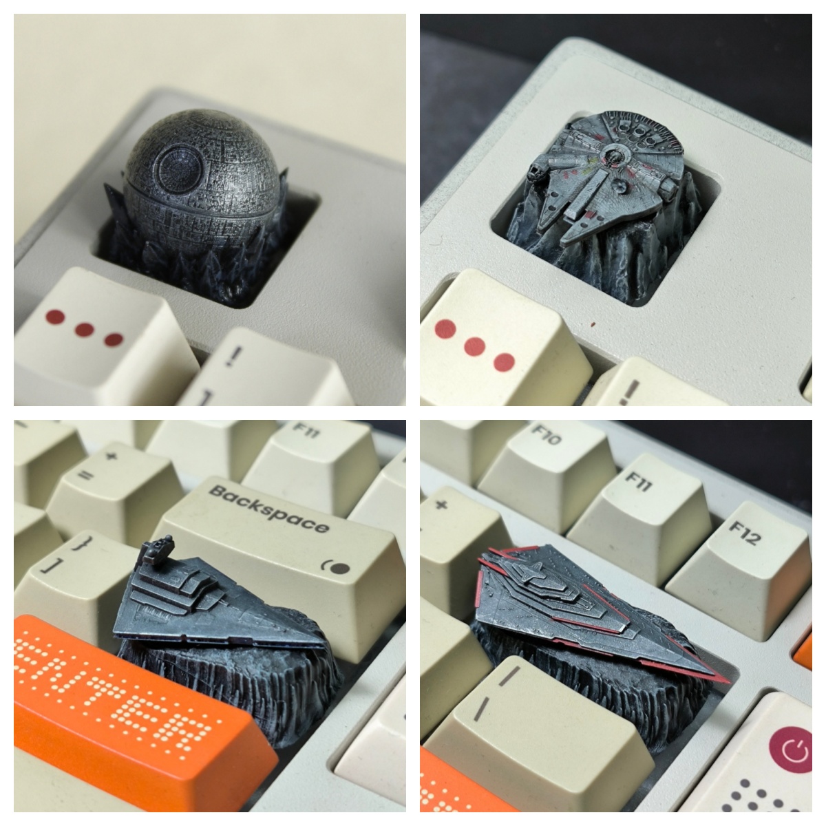 HCY 데스 스타 아티산 키캡 레진 수제 3D 프린팅  - 3D Printing Keyboard Keys 리뷰 및 가격