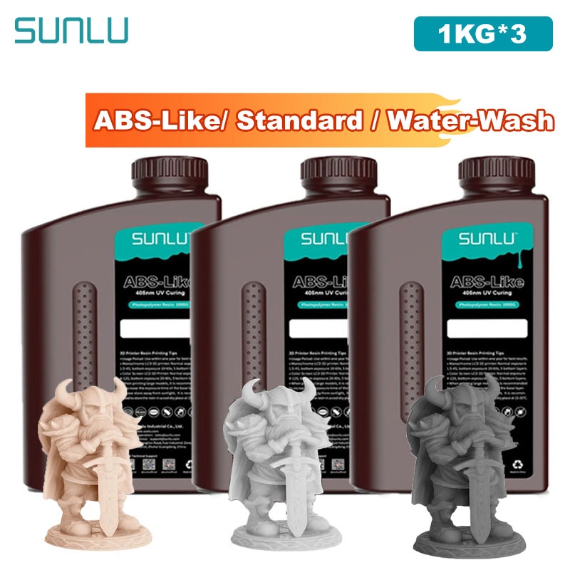 SUNLU 3KG ABS-유사/ 표준 / 수세형 레진  - 3D Printing Uv Resin 리뷰 및 가격