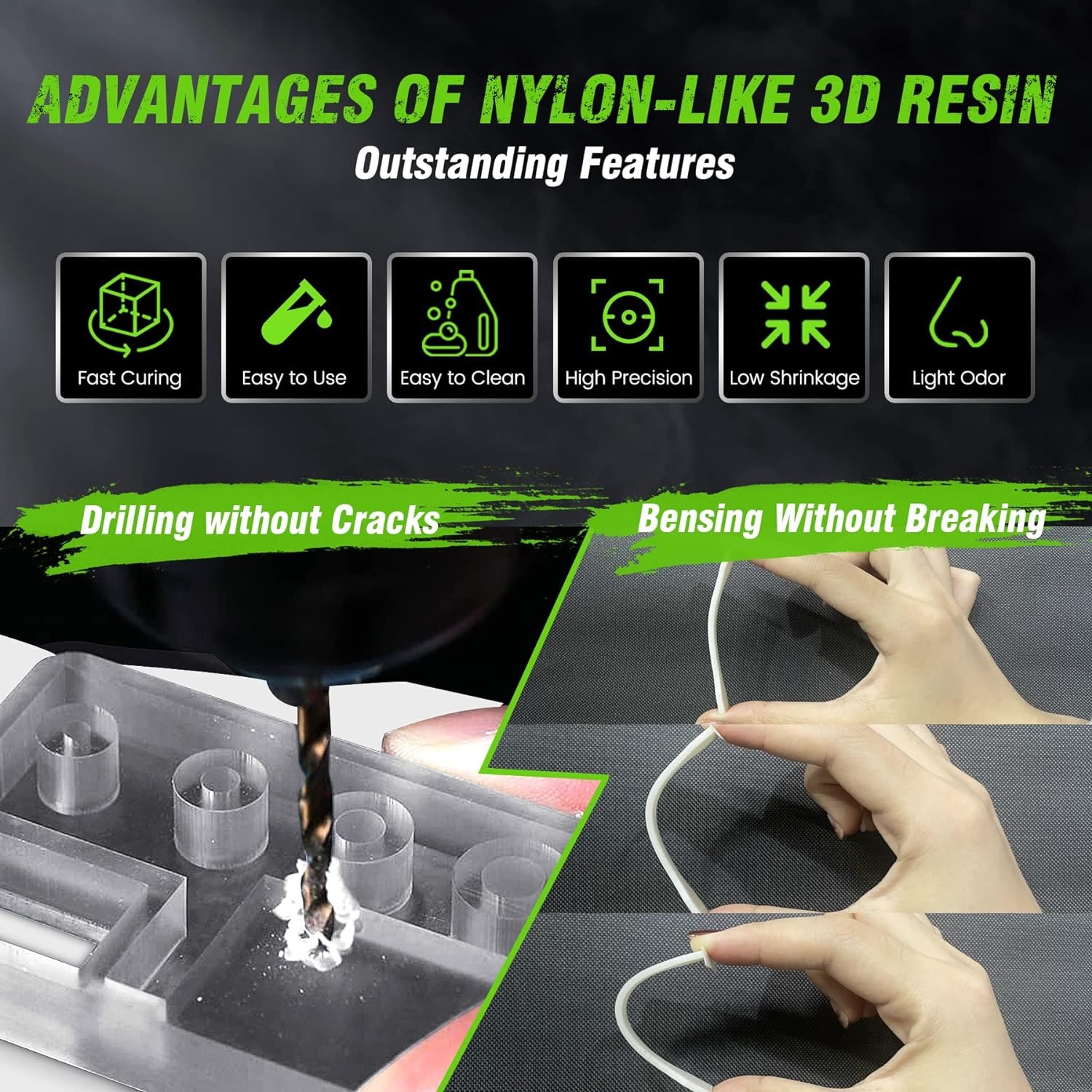 SUNLU 3KG ABS-유사/ 표준 / 수세형 레진  - 3D Printing Uv Resin 리뷰 및 가격