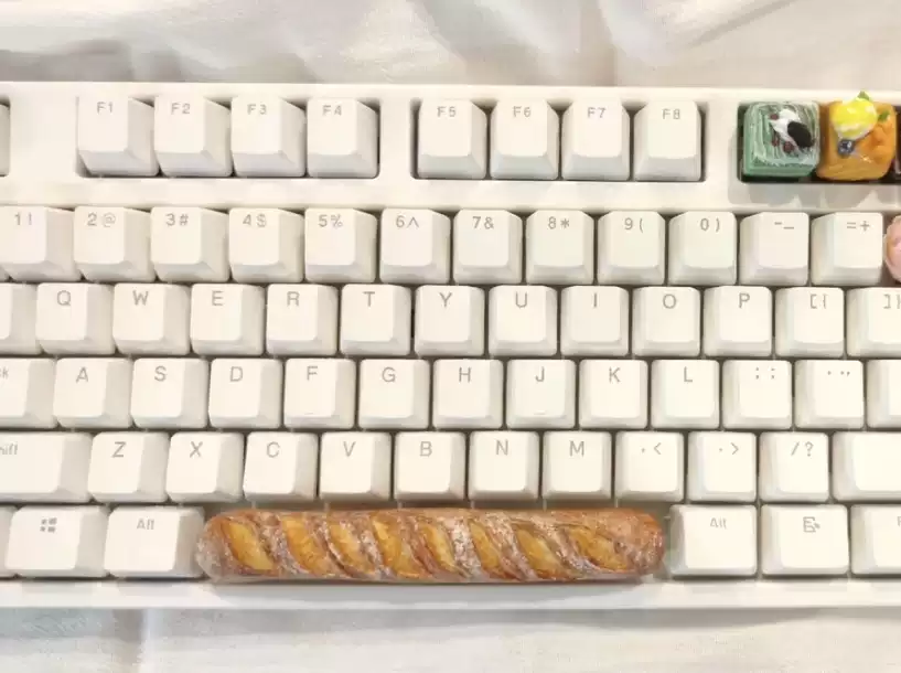 바게트 푸드 아티산 스페이스바 키캡 - 맞춤형 기계식  - 3D Printing Keyboard Keys 리뷰 및 가격