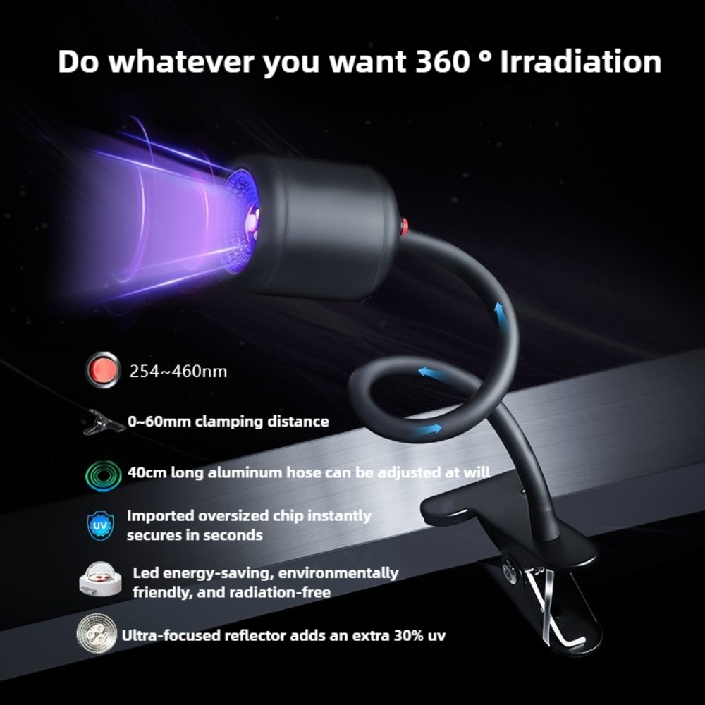 휴대용 클램프 UV 경화 램프 18W 3D 프린터 UV - 3D Printing Uv Resin 리뷰 및 가격