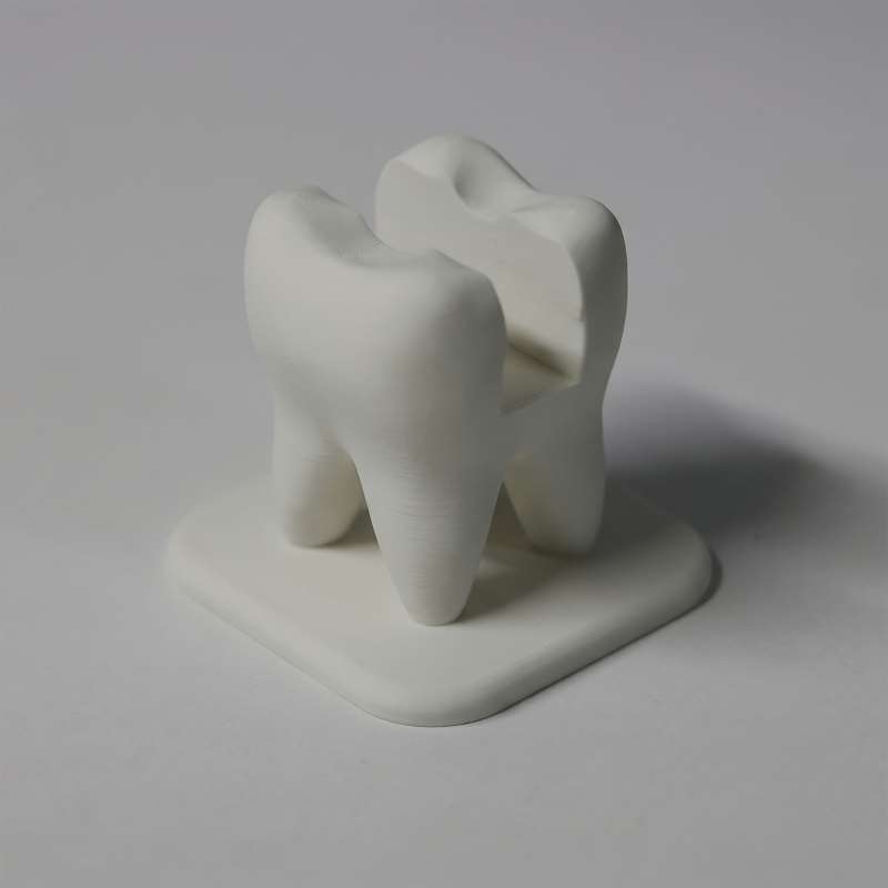 3D 프린팅된 치아 모양 명함 홀더 치과 진료소 접수  - 3D Printing Desk 리뷰 및 가격