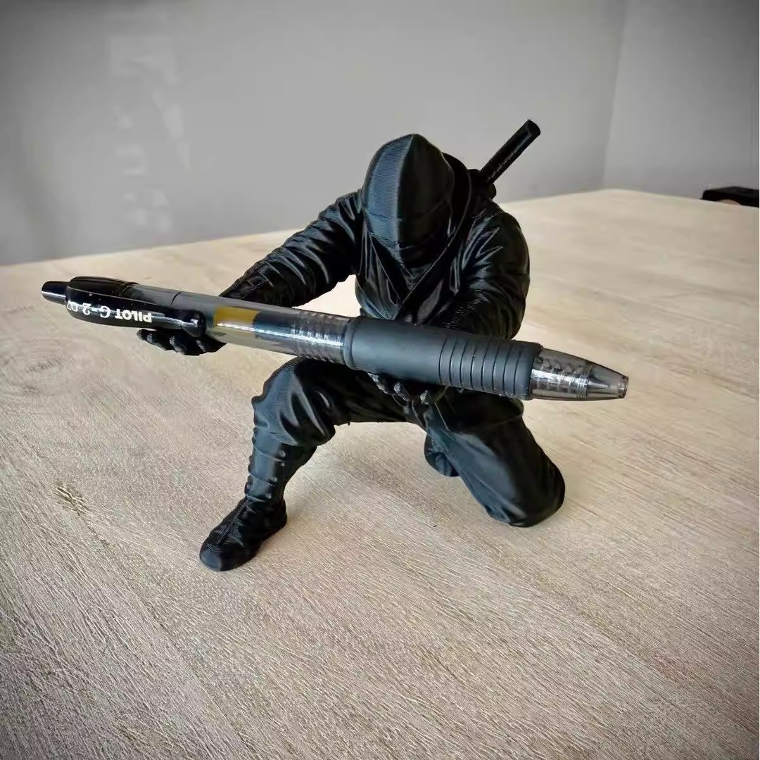 3D 프린팅된 닌자 펜 홀더, 창의적인 데스크탑 펜 스 - 3D Printing Desk 리뷰 및 가격